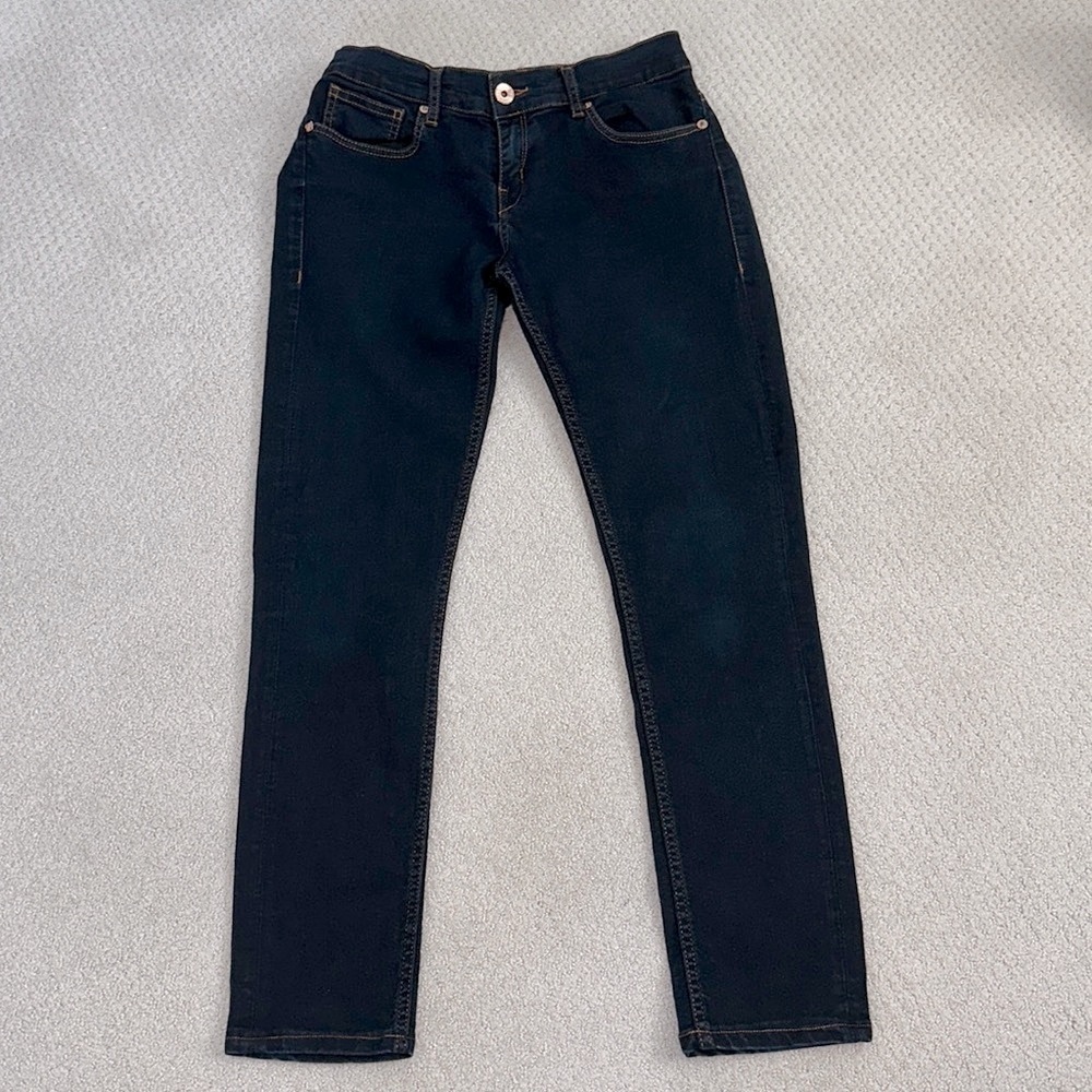 Ted Baker skinny jeans “In Ted we trust”, size: 30/30, dark denim with stretch
